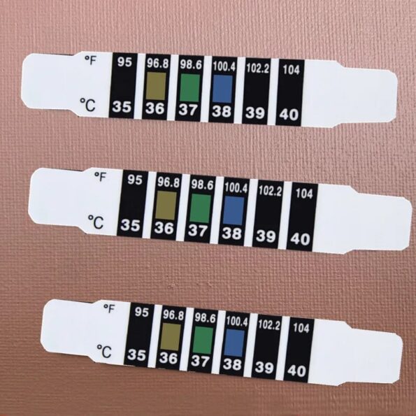 10Pcs-Forehead-Head-Strip-Thermometer-Water-Milk-Thermometer-Fever-Body-Baby-Child-Kid-Test-Temperature-Sticker-1