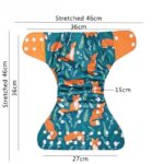 4pcs-set-ECO-friendly-Gray-Mesh-Cloth-Baby-Cloth-Diapers-New-Washable-Pocket-Diaper-Adjustable-Reusable