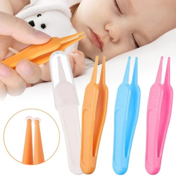 Baby-Dig-Booger-Clip-Infants-Clean-Ear-Nose-Navel-Safety-Tweezers-Safe-Forceps-Cleaning-Supplies-Safety-4