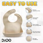 Baby-Led-Weaning-Supplies-Silicone-Dishes-Feeding-Set-Suction-Cup-Bowl-Divided-Plate-Toddler-Kids-Eating