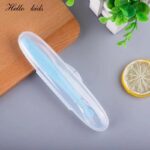 Baby-Soft-Silicone-Spoon-with-Storage-Box-Candy-Color-Temperature-Sensing-Spoon-Children-Food-Feeding-Dishes
