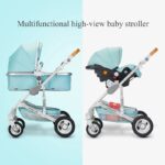 Baby-Stroller-3-in-1-High-Landscape-Stroller-Reclining-Baby-Carriage-Foldable-Stroller-Baby-Bassinet-Puchair