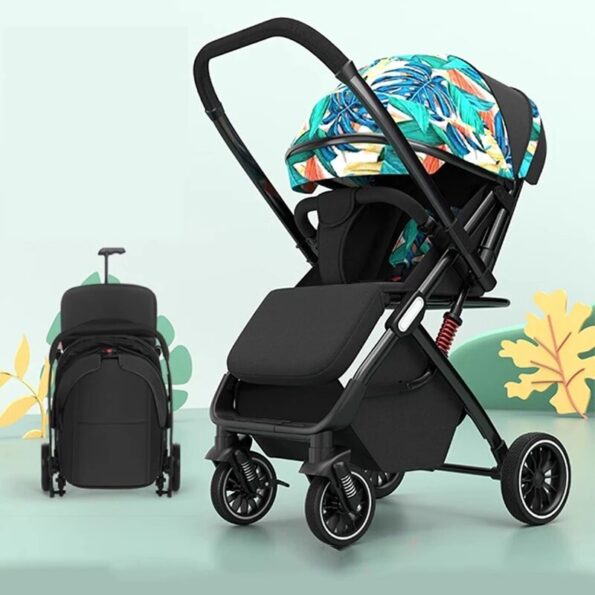 Baby-Stroller-Two-Way-Lying-UltraLight-and-Portable-One-Key-Folding-Shock-Absorber-High-Landscape-0