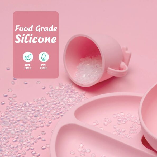 Children-s-Dishes-Set-Baby-Silicone-6-piece-Tableware-Set-Suction-Cups-Forks-Spoons-Bibs-Straws-5