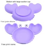 Crab-Plate-For-Baby-Silicone-Tableware-Suction-Bowl-Plate-Tray-Bibs-Spoon-Personalized-Name-Baby-s