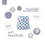 Elinfant-Rainbow-Print-Bamboo-Velour-Cloth-Diaper-Heavy-Wetter-Hybrid-AIO-AI2-Waterproof-Bamboo-Cotton-insert