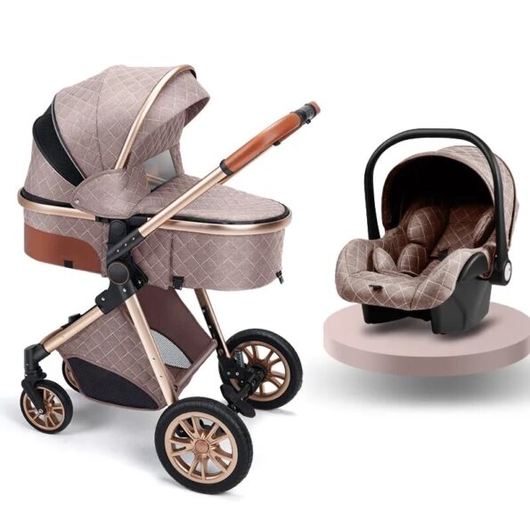 Luxurious-Baby-Stroller-3-in-1-Portable-Travel-Baby-Carriage-Fold-Pram-High-Landscape-Aluminum-Frame-2