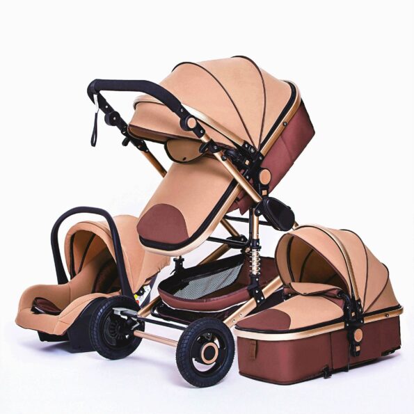 Multifunctional-3-in-1-Baby-Stroller-luxury-Portable-High-Landscape-4-Wheel-Stroller-Folding-Carriage-Gold-2
